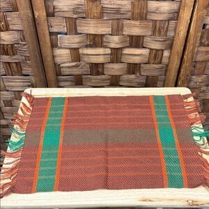 Vintage Striped  Woven Table Placemat x 5